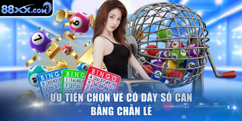 Ưu tiên chọn vé có dãy số cân bằng chẵn lẻ